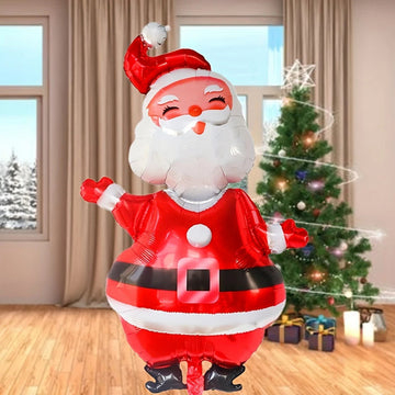 Large Santa Claus Aluminum Foil Balloon - 0