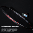 NNEOBA Professional Badminton Racket - Max 35 lbs-3