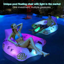 NNEOBA Light-up Inflatable Pool Float Chair-4