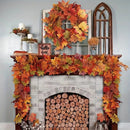 2M Artificial Fall Maple Leaf Garland-2