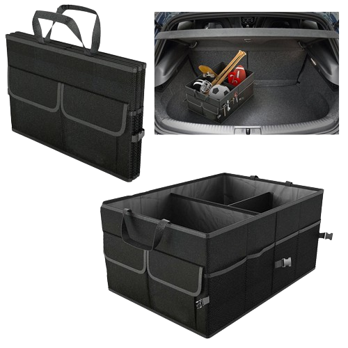 NNEOBA Car Storage Collapse Trunk Back Bin Bag Caddy Organizer Ford Hyundai Automobiles Interior Accessories Stowing Tidying Trunk Box