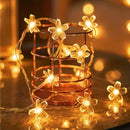 NNETM Cherry Blossom LED Fairy Lights(19.68Ft/6M 40LED)-7