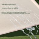 520*420 cm Hexagon Camping Tent Tarp - Waterproof, UV Protection, Sunshade Canopy Shelter for Camping, Hiking, Picnic-5