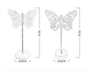 Muliticolor Butterfly LED Night Light - Creative Crystal Design for Ambient Lighting-4