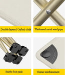 33*32cm White Outdoor Folding Stool - Lightweight Portable Picnic Chair, Fishing Chair, Camping Seat, and Collapsible Bench for Outdoor Activities-4