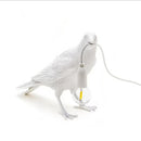 White Bird Right Wall Lamp Nordic Resin Bird Wall Lamp - Creative Animal Bedside Decorative USB Night Light, Stylish Bird Perched Lamp for Bedroom and Living Room-4