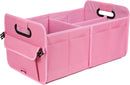 Rose Red Large Car Storage Organizer with Handles, 24x17.6x12.2 in, Collapsible-1