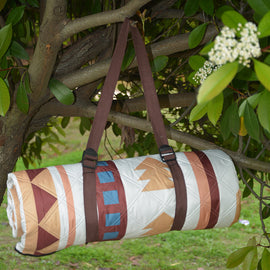 Portable Traditional Pattern Picnic Mat - Lightweight , 200x200cm, with Storage Bag - 0