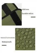 Outdoor Anti-Snake Bite Leg Guards - Hiking Camping Knee Protectors, Snow Shoe Covers, Leg Sleeves, Green-6