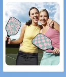 Pickleball Paddle Set with 4 Fiberglass Paddles, 8 Outdoor Balls and 2 Carry Bags - Honeycomb Core, Lightweight Design, Comfort Grip, Family and Beginner Friendly Game Set-9
