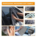 12-Piece Car Cleaning and Detailing Kit - Comprehensive Auto Wash Set with Brushes, Towels, and More-2