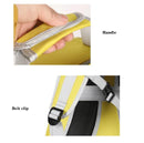 Red Stylish Transparent PVC Pet Carrier Backpack - Large Capacity, Multi-Use for Birds & Cats(Including Wooden Stick)-9