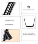 Portable Folding Beach Chair - Reclining Outdoor Seat 68x39.5x40.5cm with Carry Bag in black-6