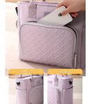 Green Chic Insulated Lunch Tote Bag - 11L Large Capacity Cooler for Work, Picnic & Travel - Durable Oxford Fabric-6