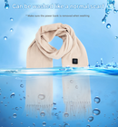 Khaki USB Electric Heated Scarf - 3-Level Heat Setting Winter Neck Warmer-4