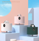 Green Adorable Space Capsule Humidifier - Portable USB Cool Mist Maker with LED Display & Ambient Night Light-2