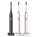 Black Sonic Rechargeable Electric Toothbrush with 8 Heads & Travel Case - 5 Brushing Modes & Smart Timer(USB)-2