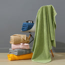 Grey Premium 3-Piece 100% Cotton Towel Set - Ultra Soft, Absorbent & Quick-Dry for Bathroom-2