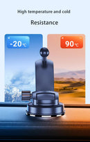 Black Universal Car Phone Mount Holder - 360° Rotation with Upgraded Suction Cup for Dashboard & Windscreen-8