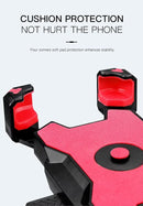 Red and Black Secure Grip Bike Phone Mount - Adjustable 360 Rotation Bicycle Handlebar Holder, Universal Cradle for MTB & Road Cycling-5