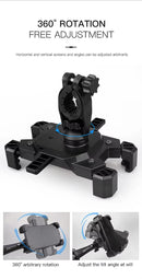 Blue and Black Secure Grip Bike Phone Mount - Adjustable 360 Rotation Bicycle Handlebar Holder, Universal Cradle for MTB & Road Cycling-7