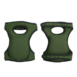 Green Adjustable Gardening Knee Pads - Comfortable Neoprene Knee Protectors for Weeding & Outdoor Work - 0
