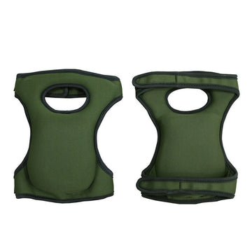 Green Adjustable Gardening Knee Pads - Comfortable Neoprene Knee Protectors for Weeding & Outdoor Work - 0