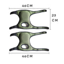 Black Adjustable Gardening Knee Pads - Comfortable Neoprene Knee Protectors for Weeding & Outdoor Work-4