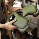 Black Adjustable Gardening Knee Pads - Comfortable Neoprene Knee Protectors for Weeding & Outdoor Work-5