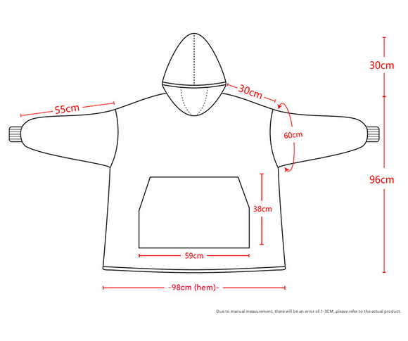 Snowman Oversized Wearable Blanket Hoodie - Ultra Soft & Cozy Snuggle Pullover for Adults