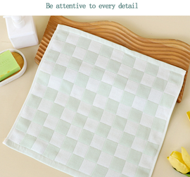 Light Green Ultra-Soft 100% Cotton Gauze 6-Piece Towel Set | Absorbent & Quick-Dry Bath Towel - 0