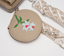 Black Chic Floral Embroidered 2-in-1 Crossbody Phone Bag with Coin Purse-3