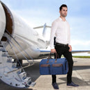 Grey 45L Garment Duffel Bag - Men's Travel Suit Bag - Carry On Weekender-5