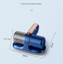 White Powerful Cordless UV-C Dust Mite Vacuum - 13000Pa Handheld Cleaner with HEPA Filtration-5