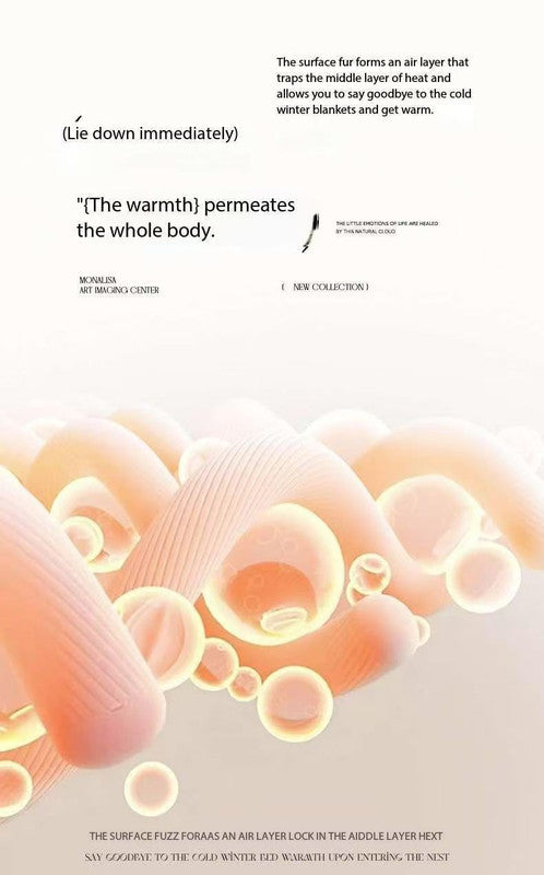 Grey Luxury Mink Velvet Ink Print Blanket - High-Quality Warmth for Your Home(150*200cm)