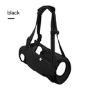 Black Pet Support Harness for Senior and Disabled Dogs - Adjustable Chest and Back Support Leash(Size S)-1