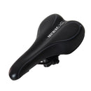 Black patterned style Mountain Bike Saddle - Comfortable and Durable Bicycle Seat for MTB and Road Bikes-1