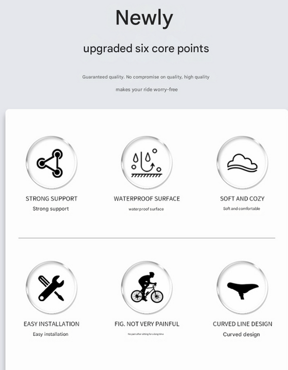 Black and red Mountain Bike Saddle - Comfortable and Durable Bicycle Seat for MTB and Road Bikes