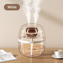 White Crystal Clear Dual Mist Humidifier - Ultrasonic Cool Mist & Quiet Operation with Ambient Night Light for Bedroom & Office-1