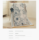 Among the flower fields 40S Pure Cotton Gauze Bath Towel - Extra Large, Thick, Soft, and Highly Absorbent for Adults-7