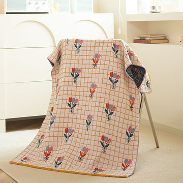 The Story of Broken Flowers 40S Pure Cotton Gauze Bath Towel - Extra Large, Thick, Soft, and Highly Absorbent for Adults