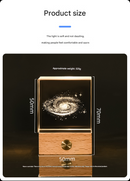 The Moon Luminous 3D Crystal Cube Night Light - Laser Engraved Artwork with Solid Wood Base-4