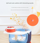 Blue Baby Floor Seat & Booster Dining Chair with Removable Tray - Safe, Stable & Fun Squeaky Cushion-3