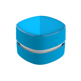 Blue Rechargeable Cordless Mini Desktop Vacuum - Portable Handheld Cleaner for Desk, Keyboard, Crumb & Dust