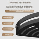 Two layers of gun gray Premium No-Drill Corner Shower Caddy - Thickened ABS Bathroom Storage Shelf with Hooks, Quick Wall Mount Organiser-3