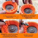 2 PCS Orange Universal Drill Bit Sharpener Attachment - Revive Dull Bits with Your Angle Grinder-2