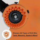 2 PCS Orange Universal Drill Bit Sharpener Attachment - Revive Dull Bits with Your Angle Grinder-4