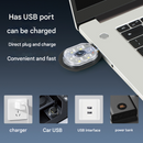 Black Wireless Bluetooth Beanie Hat with USB Rechargeable LED Headlight - Unisex Knit Cap for Running & Camping-2