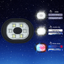 Pink Wireless Bluetooth Beanie Hat with USB Rechargeable LED Headlight - Unisex Knit Cap for Running & Camping-3