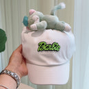 Cute Plush - Decorated Baseball Cap(white)-1